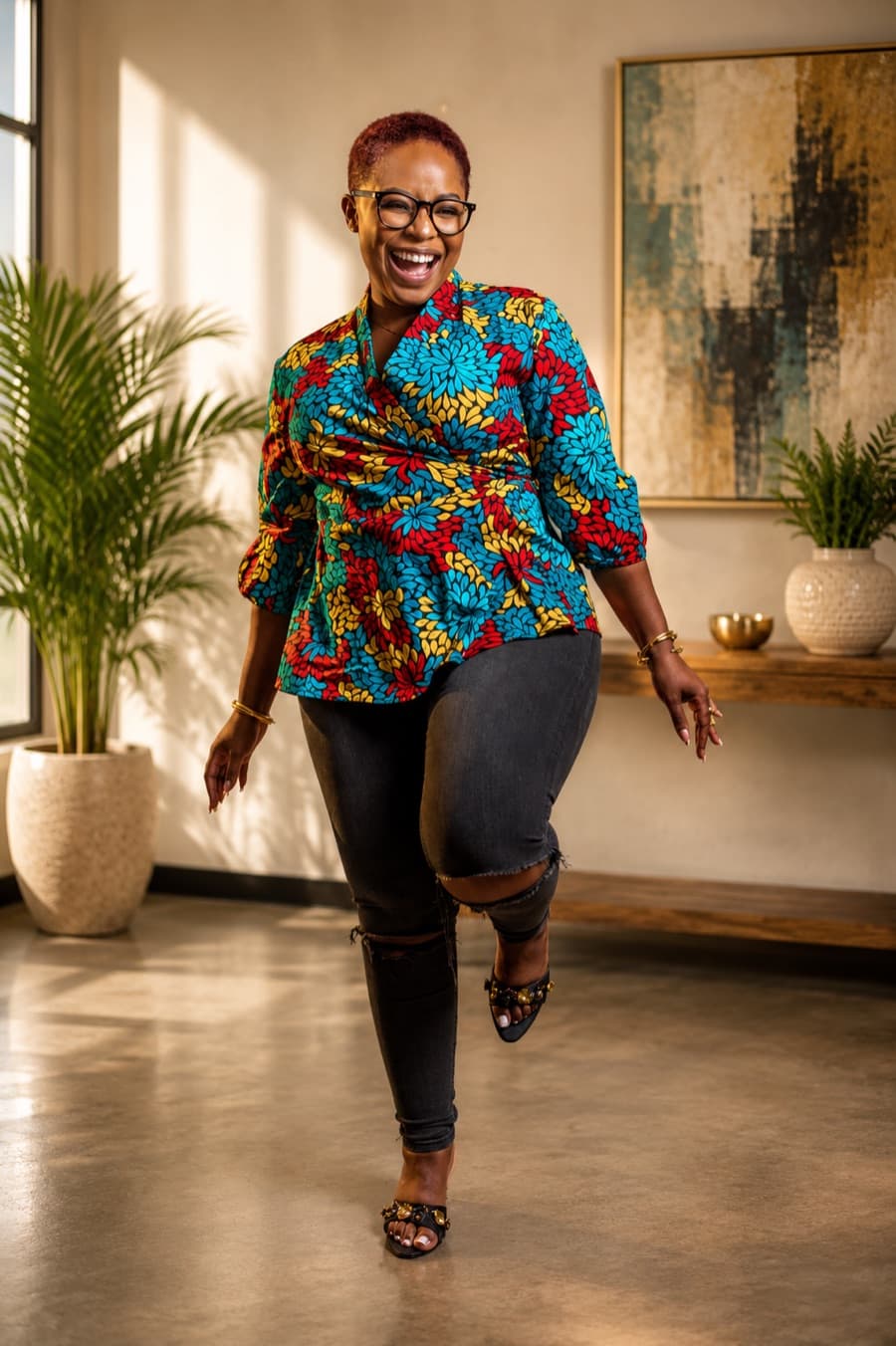Amani Wrap Top