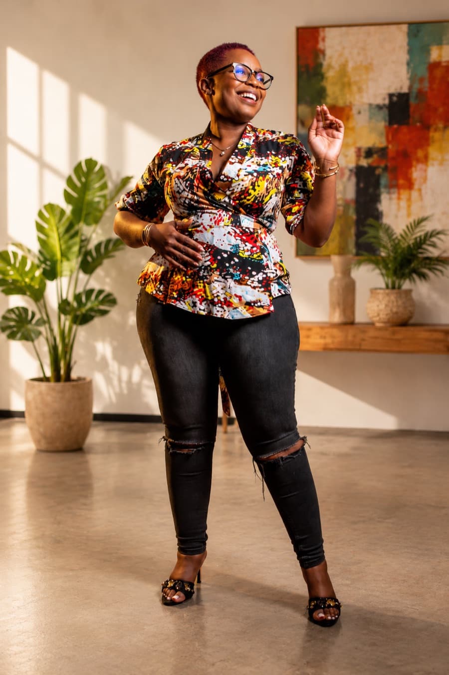 Amani Wrap Top